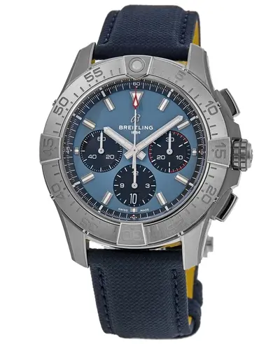 Model AB0147101C1X1 Blue Dial Chronograph Men's Watch Breitling (blue, arb11450)