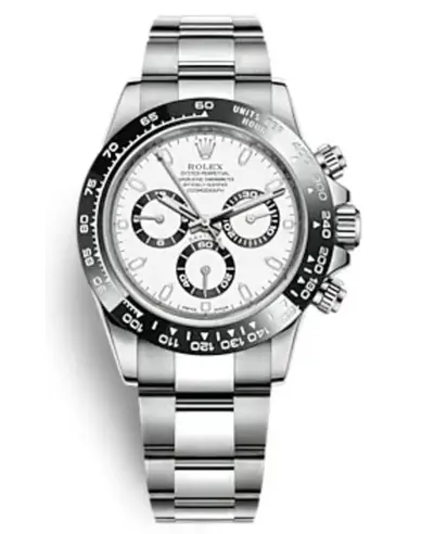 Rolex Cosmograph Daytona Stainless Steel White Dial Men's Watch Model M126500LN-0001 (white, arb12180)