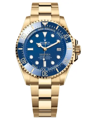 Rolex Sea-Dweller DEEPSEA Automatic Blue Dial 18K Yellow Gold Men's Watch Model M136668LB-0001 (blue, arb12274)
