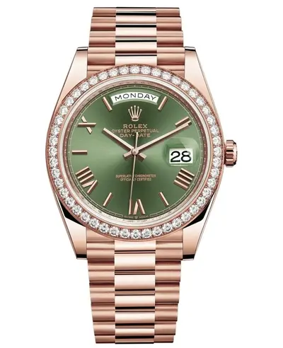 Rolex Day Date 40 Watch - M228345RBR-0011 (green, arb12310)
