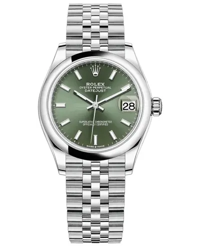 Rolex Datejust 31 Stainless Steel Mint Green Dial Women's Watch Model M278240-0012 (green, arb12336)