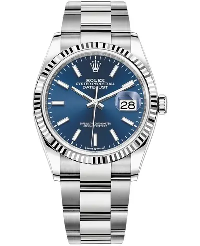 Rolex Datejust 36 Women's Blue Dial Watch Model M126234-0018 (blue, arb12064)