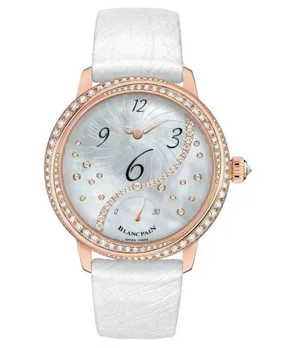 Blancpain Ladies' Collection Off Center Hour Retrograde Seconds Women's Watch Model 3650a-3754-18b 3650a-3754-58b (arb10306)