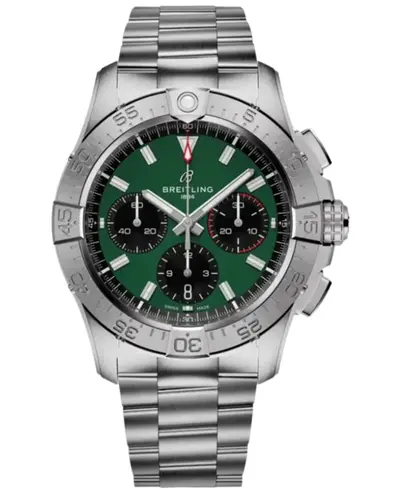 Breitling Avenger B01 Chronograph 42 Automatic - Green Dial Steel Men's Watch Model AB0146101L1A1 (green, arb11443)