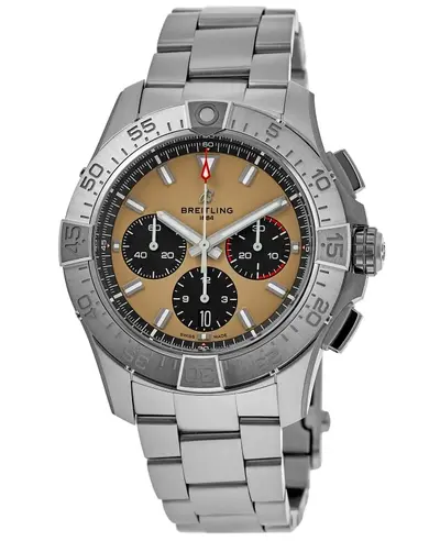 Brand New Authentic Breitling Avenger B01 Chronograph 44 Brown Dial Stainless Steel Men's Sports Watch Model AB0147101A1A1 (brown, arb11445)