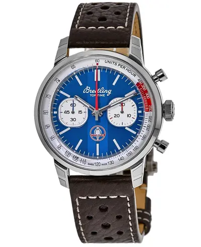 Men's Breitling Top Time Shelby Cobra Automatic Chronograph - Model AB01763A1C1X1 (blue, arb11465)
