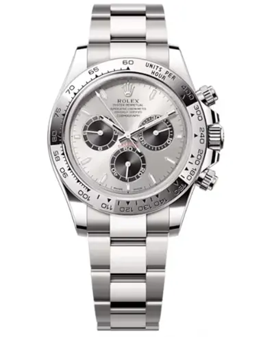 Rolex Cosmograph Daytona Model M126509-0003, White Gold Steel Case with Black Dial (arb12196)