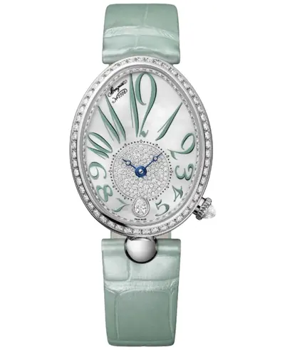 Breguet Reine de Naples 8918BB5D964D0: Mother of Pearl Dial, 18K White Gold Case, Diamond Bezel 8918BB/5D/964/D0 (arb11193)