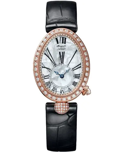 Breguet Reine de Naples - Model 8928BR/51/944 DD0D3L, Automatic Mother of Pearl Dial with Diamond Bezels and Rose Gold Case for Women (arb11199)