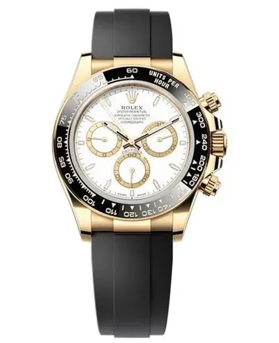 Rolex Cosmograph Daytona Model M126518LN-0002 Yellow Gold White Dial Men's Watch (white, arb12199)