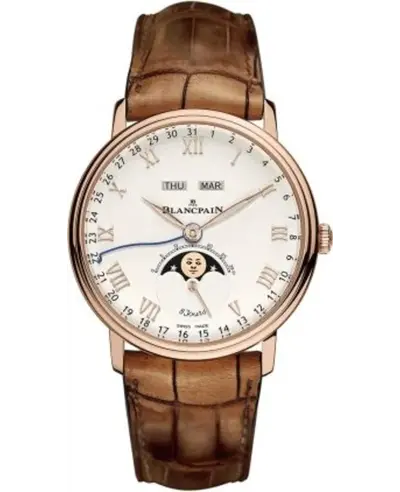 Authentic Blancpain Villeret Complete Calendar. 8 Jours - Model 6639-3642-55b (arb11088)