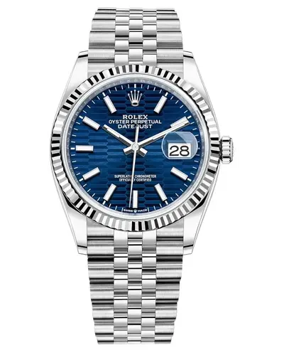 Rolex Datejust 36 Model M126234-0049 - Blue Dial Women's Watch (blue, arb12082)