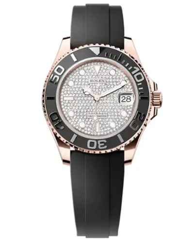 Rolex Yacht-Master 37 Diamond-Paved Dial M268655-0019 (arb12323)