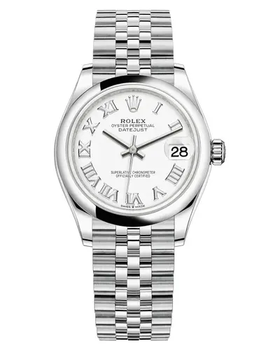 Rolex Datejust Stainless Steel White Dial Women's Watch Ref. M278240-0004 (white, arb12329)