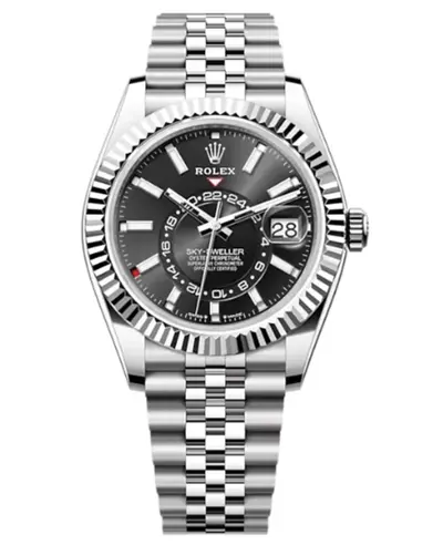 Rolex Sky-Dweller Model M336934-0008 White Rolesor Black Dial Jubilee Men's Watch (black, arb12487)