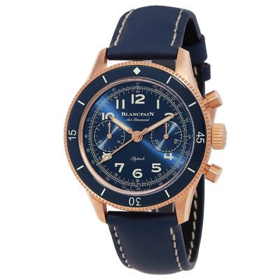Blancpain Air Command Flyback Chronograph Watch AC03-36B40-63A (blue, arb8124)