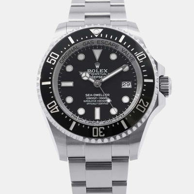 Rolex Sea-Dweller Deepsea 136660 Automatic Wristwatch Men's Black Stainless Steel Case Size 44mm 1114057 (black, arb8340)