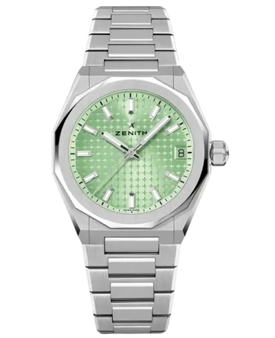 Zenith Defy Skyline Green Dial Steel Women's Watch - Model 03.9400.670/61.I001 (green, arb9302)