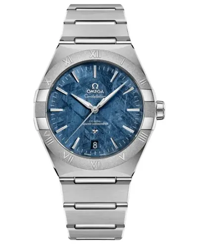 Omega Constellation Model 131.30.41.21.99.003 Steel Men's Automatic Chronometer Blue Dial Watch (blue, arb9488)