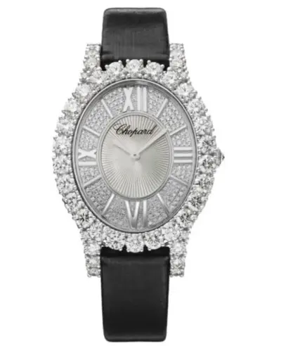 Chopard L'Heure Du Diamant Medium Oval Manual Women's Watch Model 139383-1201 (arb9545)
