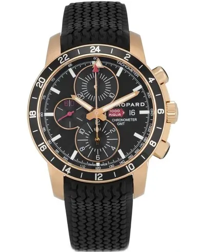 Chopard Mille Miglia Chronograph Rose Gold Strap Men's Watch L161288-5001 (black, arb9581)