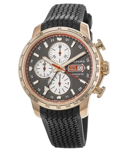 Chopard Mille Miglia Automatic Chronograph 2013 Edition Model 161292-5001 18kt Rose Gold Rubber Strap Men's Watch (arb9584)