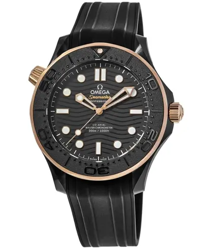 Omega Seamaster Diver 300M Ref.21062442001001 - Black Ceramic Case Automatic 210.62.44.20.01.001 (black, arb9705)