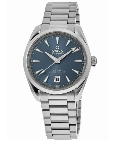 Omega Seamaster Aqua Terra Shades Blue Dial Steel Men's Watch Model 220.10.38.20.03.003 (blue, arb9777)