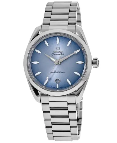 Omega Seamaster Aqua Terra 22010382003004 Summer Blue Dial Men's Watch 220.10.38.20.03.004 (blue, arb9778)