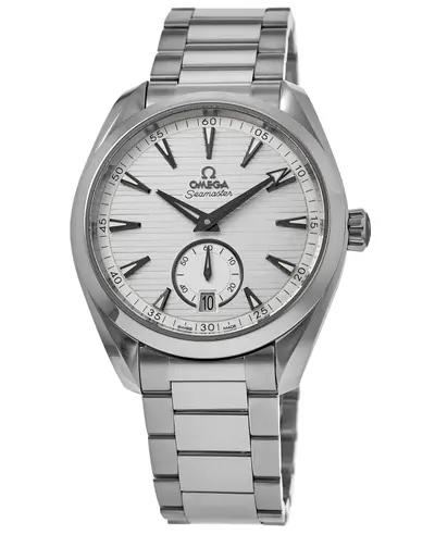 Omega Seamaster Aqua Terra Small Seconds 41mm Automatic Silver Dial Steel Men's Watch [220.10.41.21.02.002] (arb9794)