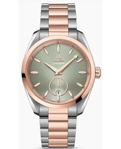 Omega Seamaster Aqua Terra 150m Master Co-Axial Light Green Dial Steel Women's Watch Model: 220.20.38.20.10.001 (green, arb9839)