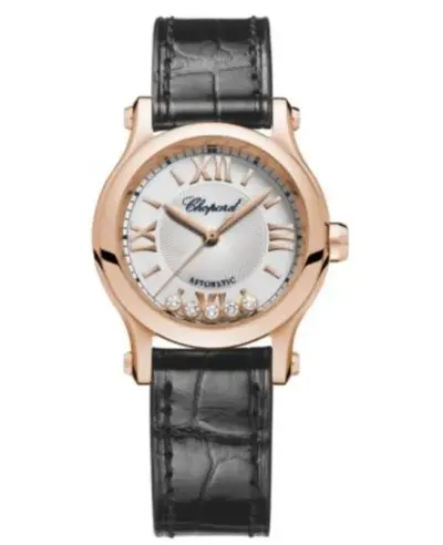 Chopard Happy Sport 30mm Silver Diamond Dial - Model 274893-5011 (arb9968)