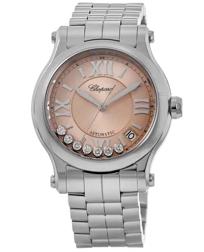 Chopard Happy Sport Medium Automatic 36mm - Model: 278559-3025 (pink, arb9995)