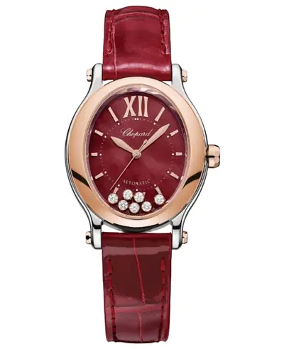 Chopard Happy Sport Oval 7 - Model 278602-6006 (red, arb10071)