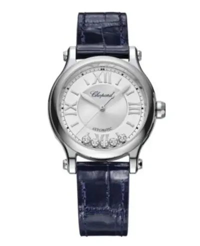 Chopard Happy Sport Automatic Silver Diamond Dial Model 278608-3001 (arb10072)