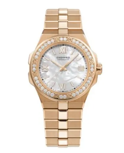 Chopard Alpine Eagle Mother of Pearl Dial Steel Watch 295370-5002 (arb10107)