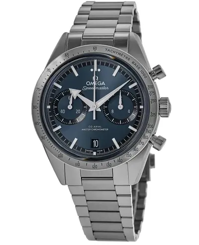 Omega Speedmaster '57 Blue Chronograph Dial Steel Men's Watch Model 332.10.41.51.03.001 (blue, arb10241)