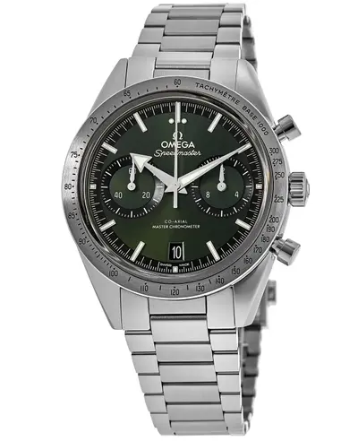 Omega Speedmaster '57 Model 332.10.41.51.10.001 Green Dial Steel Men's Watch (green, arb10242)