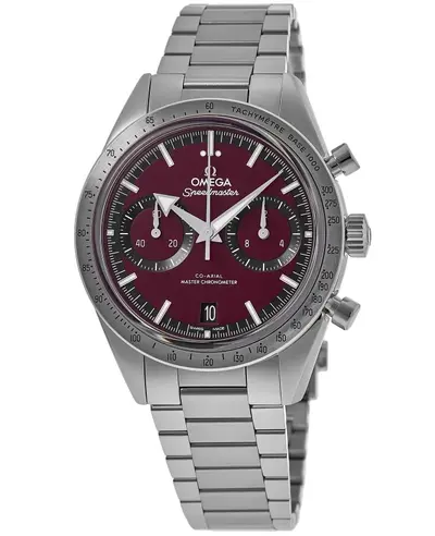 Omega Speedmaster '57 Manual Winding Burgundy Dial Steel Men's Watch Model 332.10.41.51.11.001 (arb10243)