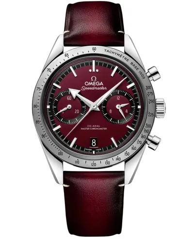 Omega Speedmaster '57 Burgundy Dial Women's Watch Model 332.12.41.51.11.001 (arb10247)
