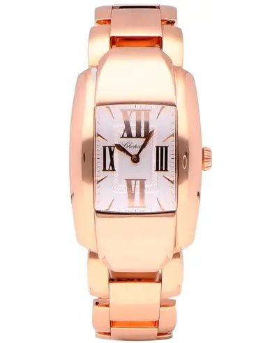 Chopard La Strada 419254-5001 Silver Dial Rose Gold Tone Steel Women's Watch (arb10380)