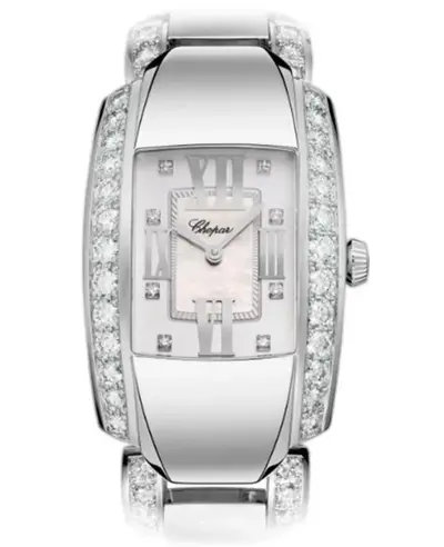 Chopard La Strada Model 419400-1004: Authentic Brand New Women's Watch, White Gold Case with Diamond Dial (arb10387)