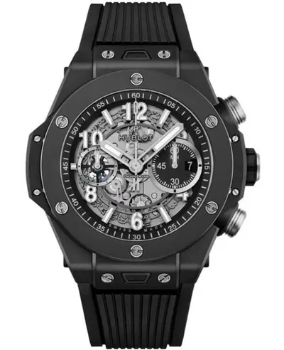 Hublot Big Bang Unico Skeleton Dial Rubber Strap Men's Watch - Ref: 421.CI.1170.RX (arb10390)