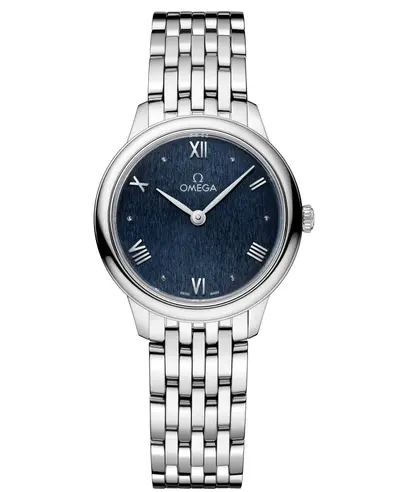 Omega De Ville Prestige Quartz Ladies Watch Model 434.10.28.60.03.002 Blue Dial (blue, arb10505)