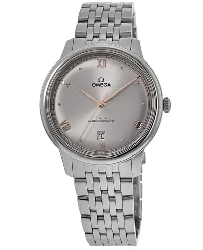 Omega De Ville Prestige Co-Axial Master Chronometer 40mm Automatic Grey Dial Stainless Steel Men's Watch Model: 434.10.40.20.06.001 (arb10525)