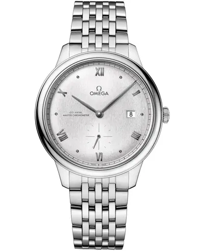 Omega De Ville Prestige Co-Axial Master Chronometer Small Seconds 41mm Automatic Silver Dial Steel Men's Watch Model 434.10.41.20.02.001 (arb10527)
