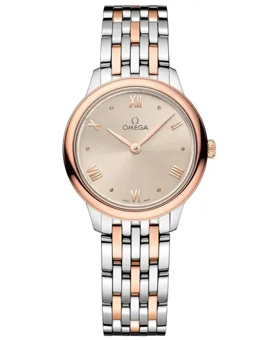 Model 434.20.28.60.09.001 Authentic Omega De Ville Prestige Quartz (beige, arb10565)