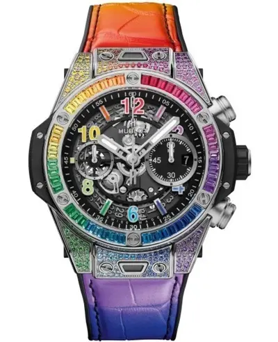 Hublot Big Bang Unico Black Skeleton Dial Watch 441.NX.1117.LR.0999 (arb10661)