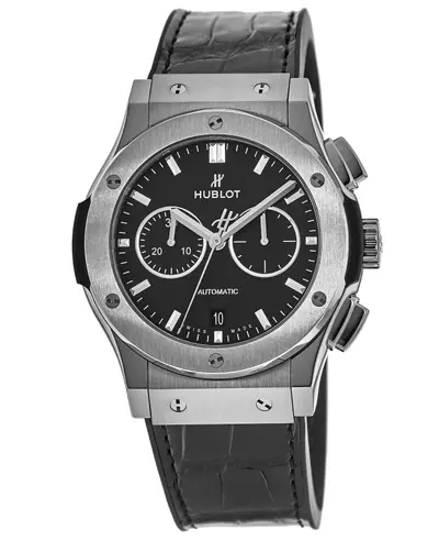 Hublot Classic Fusion Chronograph Titanium Black Dial Men's Watch Model 521.NX.1171.LR (black, arb10820)