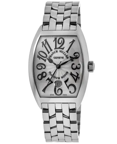 New Franck Muller Cintree Curvex White Dial Steel Men's Watch Model 7880SCDTACO 7880 SC DT AC O (white, arb11159)